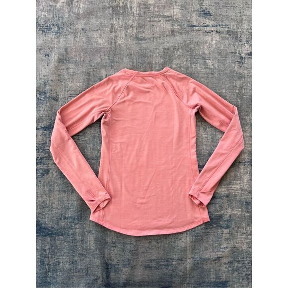 Under Armour Heathered Pink ColdGear Long Sleeve Athletic Top Small - Picture 2 of 5